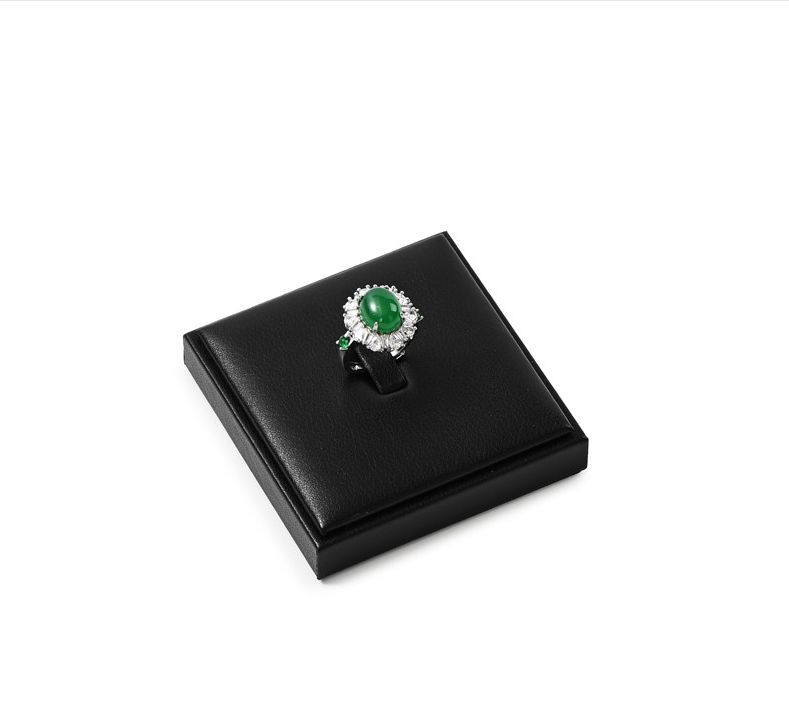 OIRLV Luxury Black leather Jewelry display set : TT275