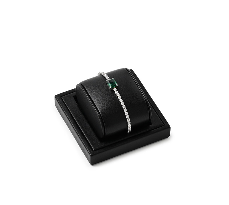 OIRLV Luxury Black leather Jewelry display set : TT275