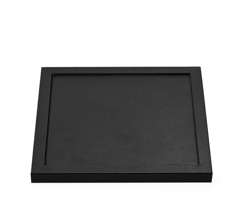 OIRLV Luxury Black leather Jewelry display set : TT275