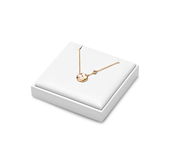 OIRLV high end white colour leather jewellery display set :TT276
