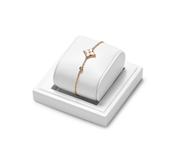 OIRLV high end white colour leather jewellery display set :TT276