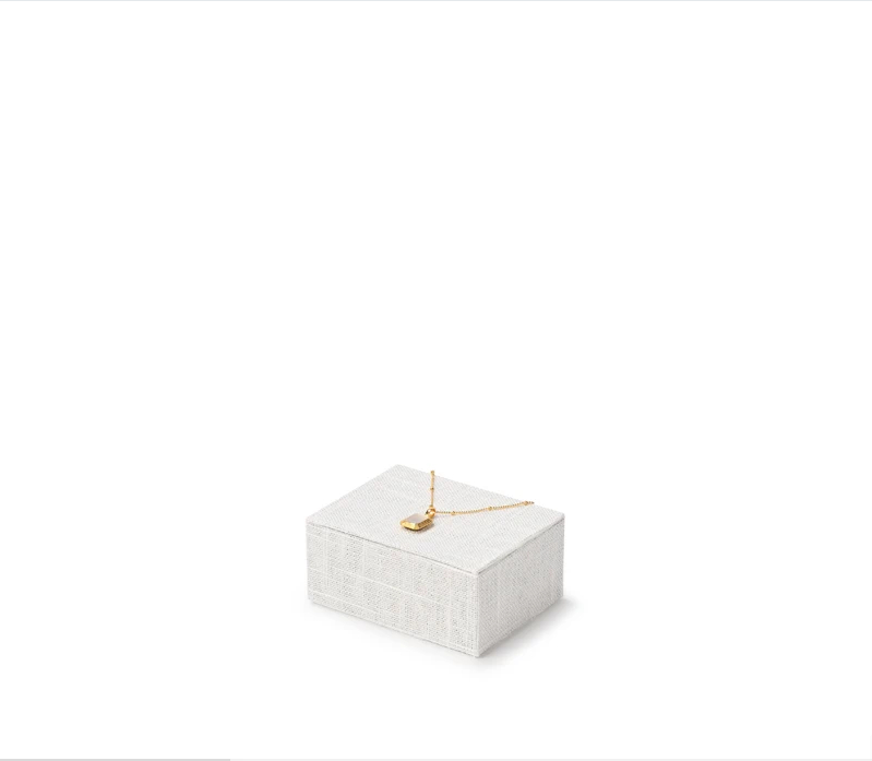 High quality Beige linen luxury jewelry display stand:TT285