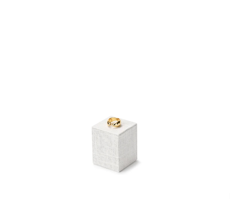 High quality Beige linen luxury jewelry display stand:TT285