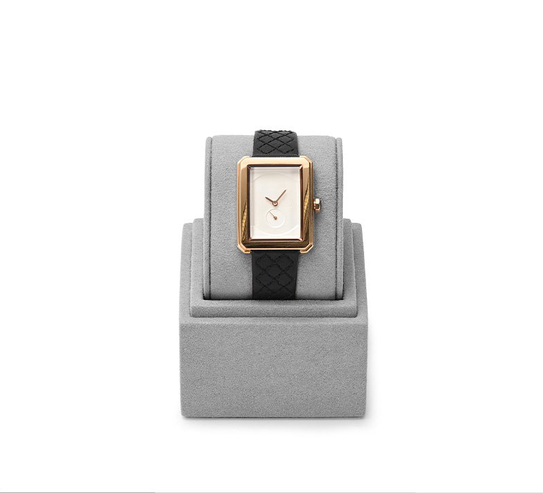 OIRLV high quality grey microfiber metal jewellery display :TT289
