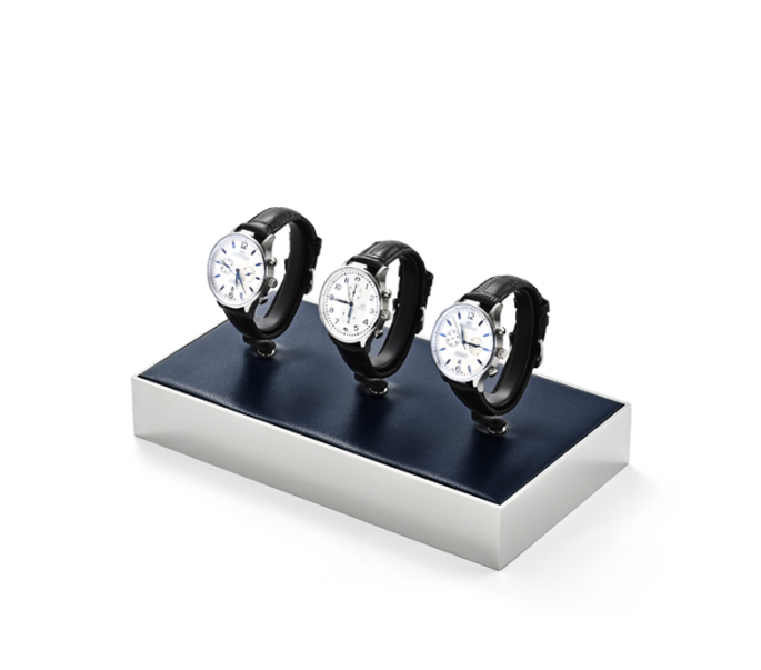 OIRLV wholesale Blue metal luxury watch display stand :TT294