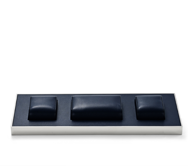 OIRLV wholesale Blue metal luxury watch display stand :TT294