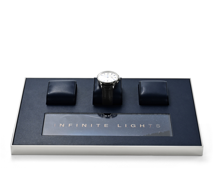 OIRLV wholesale Blue metal luxury watch display stand :TT294
