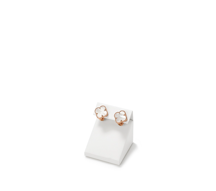 OIRLV new arrival White PU leather Necklace bracelet display set :TT295