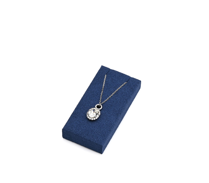 OIRLV wholesale Blue Microfiber metal jewelry ring display :TT296