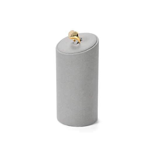 wholesale grey micofiber jewellery display stand TT312