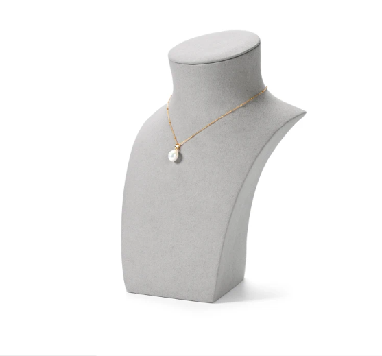 wholesale grey micofiber jewellery display stand TT312