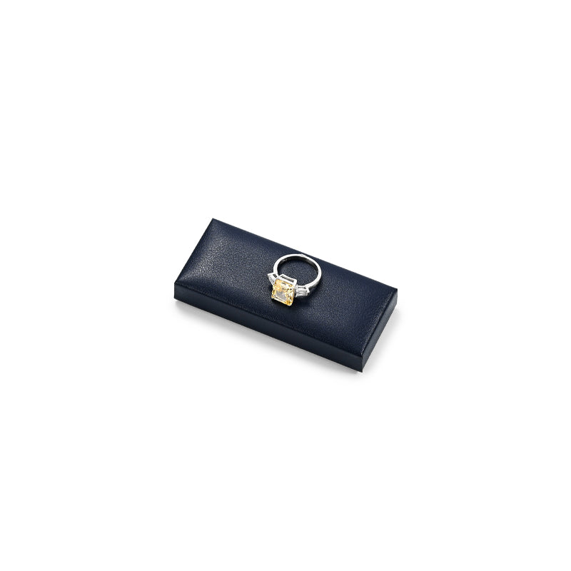 Oirlv high end Blue Leather metal jewelry display stand set TT321