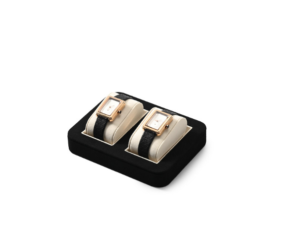 OIRLV High end Black Microfiber luxury watch box : TT329