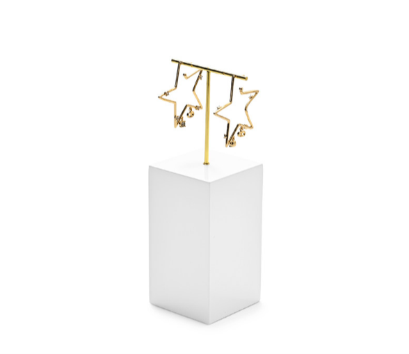OIRLV high end Black Baking paint and metal jewelry display : TT330