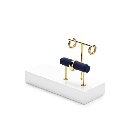 OIRLV high end Black Baking paint and metal jewelry display : TT330