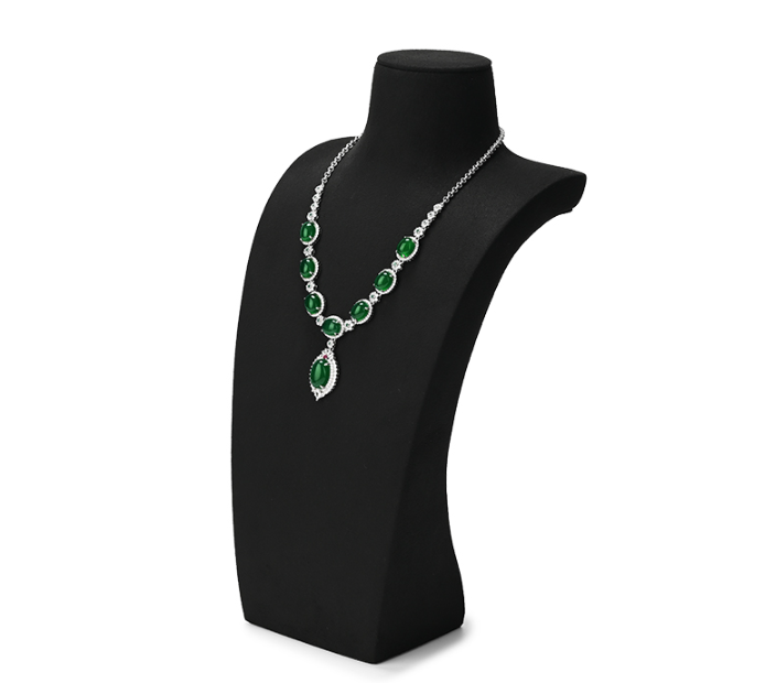 OIRLV  new arrival Black Microfiber luxury jewellery TT332
