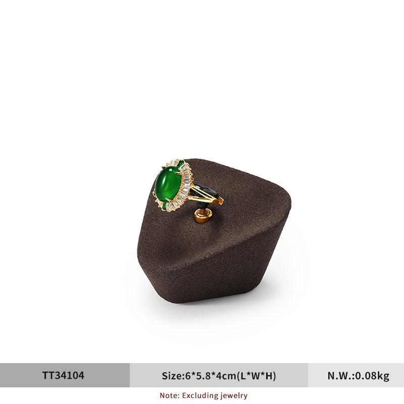 OIRLV Microfiber Earrings Ring Necklace Jewelry Display Set TT341