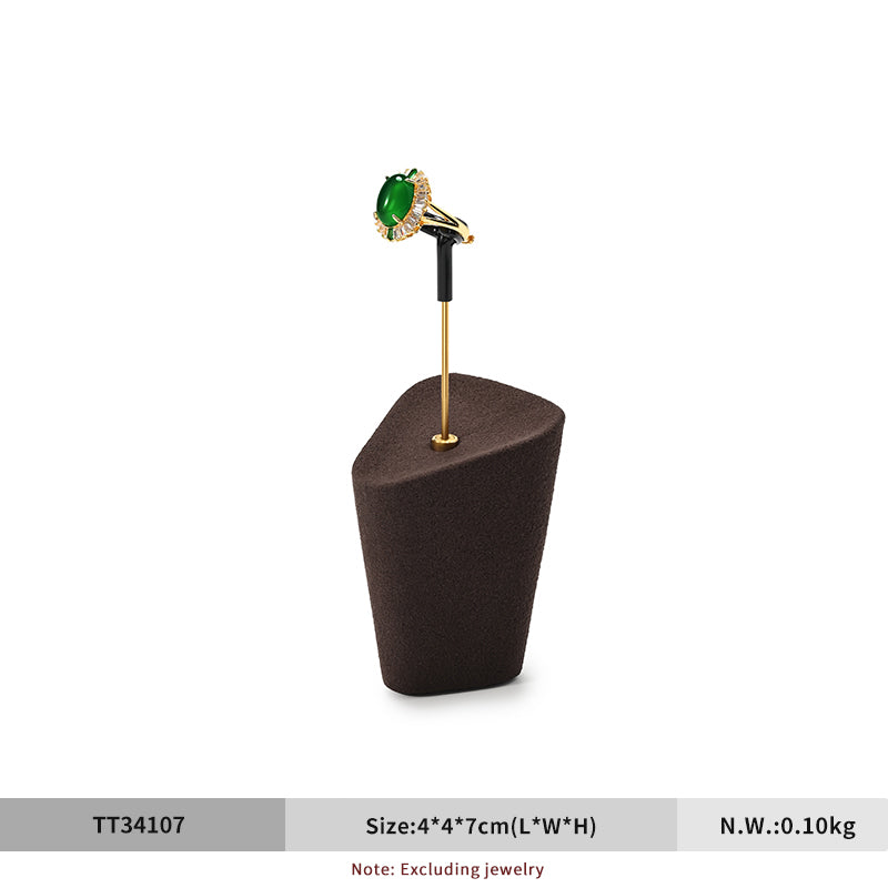 OIRLV Microfiber Earrings Ring Necklace Jewelry Display Set TT341