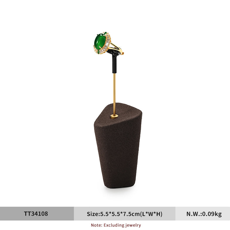 OIRLV Microfiber Earrings Ring Necklace Jewelry Display Set TT341