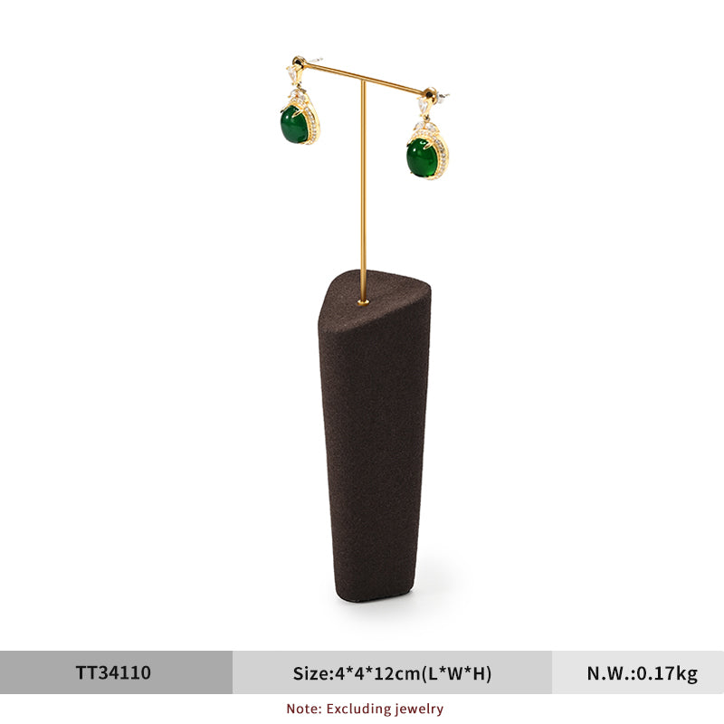 OIRLV Microfiber Earrings Ring Necklace Jewelry Display Set TT341