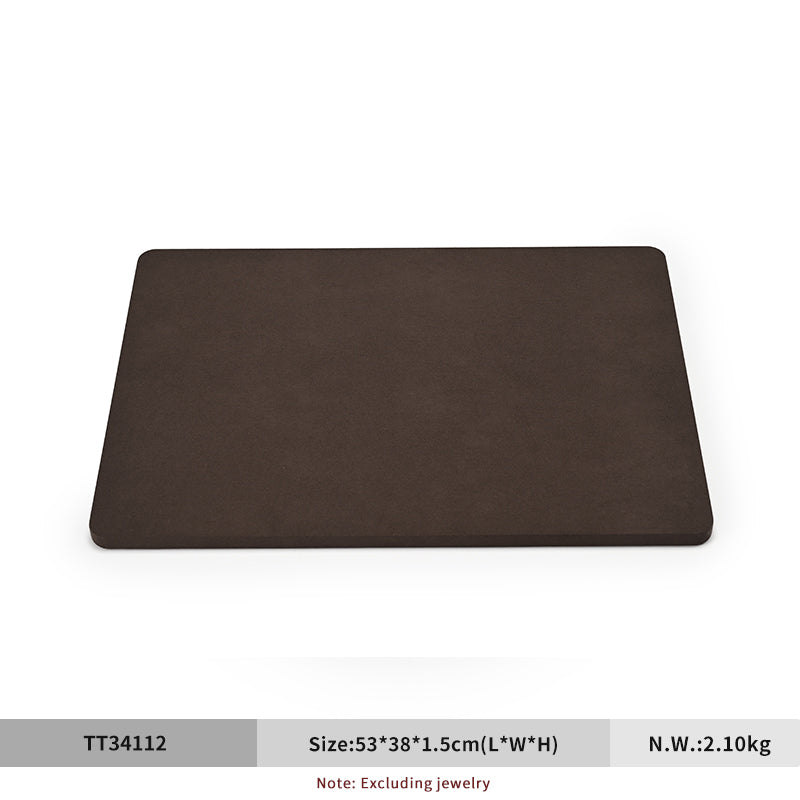 OIRLV Microfiber Earrings Ring Necklace Jewelry Display Set TT341