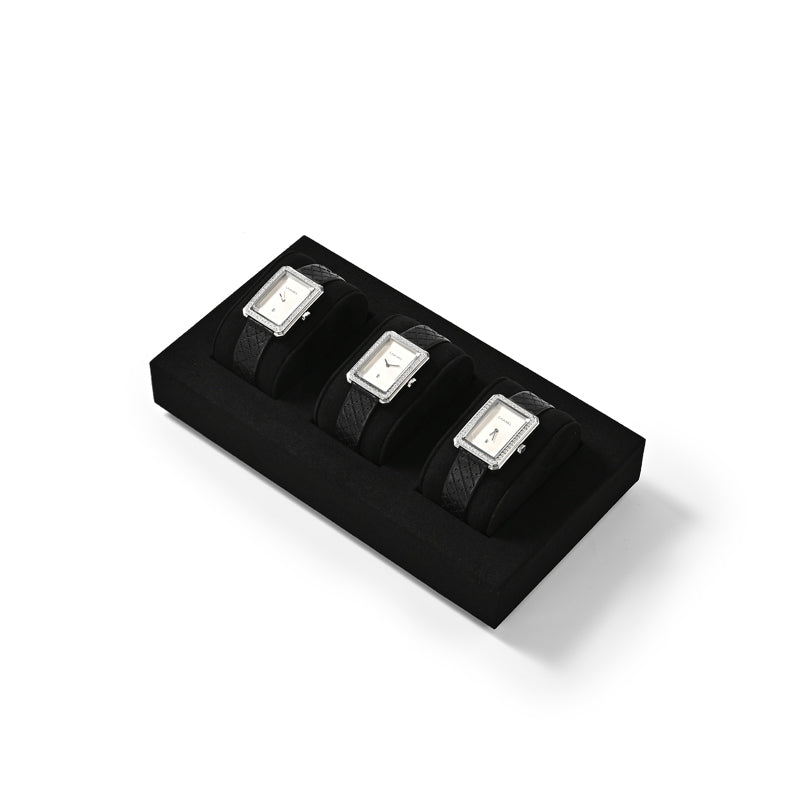 OIRLV High quality Beige Microfiber necklace display : TT354