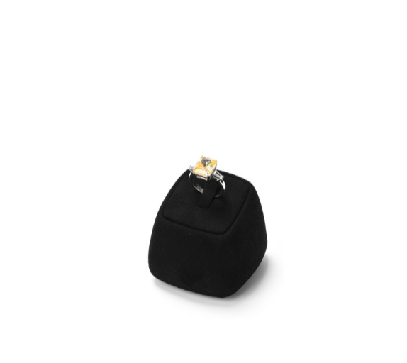OIRLV high end Black Microfiber jewelry presentation ：TT358