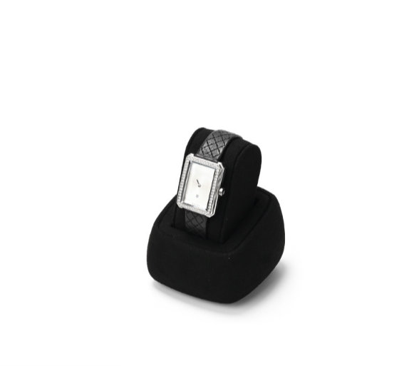 OIRLV high end Black Microfiber jewelry presentation ：TT358
