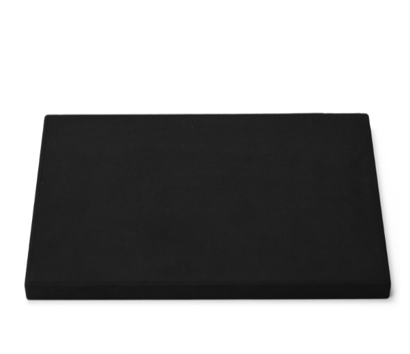 OIRLV high end Black Microfiber jewelry presentation ：TT358