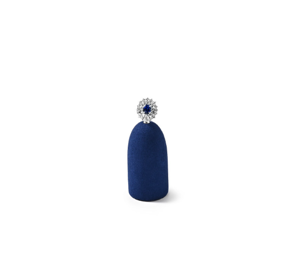 OIRLV Wholesale Blue Microfiber Jewelry display set : TT363
