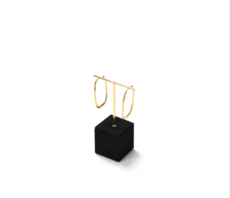 High end Black Microfiber jewelry display stand set:TT365