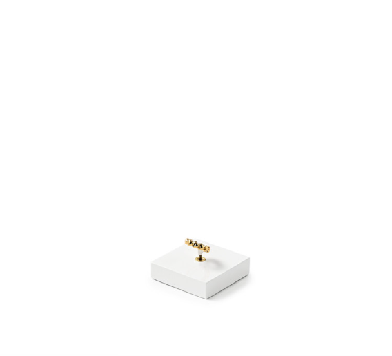 OIRLV luxury White MDF spray paint Jewelry Display:TT366