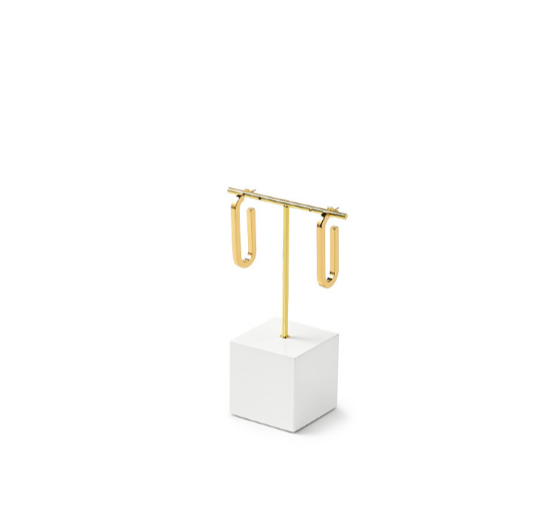 OIRLV luxury White MDF spray paint Jewelry Display:TT366