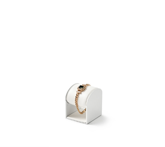OIRLV luxury White MDF spray paint Jewelry Display:TT366