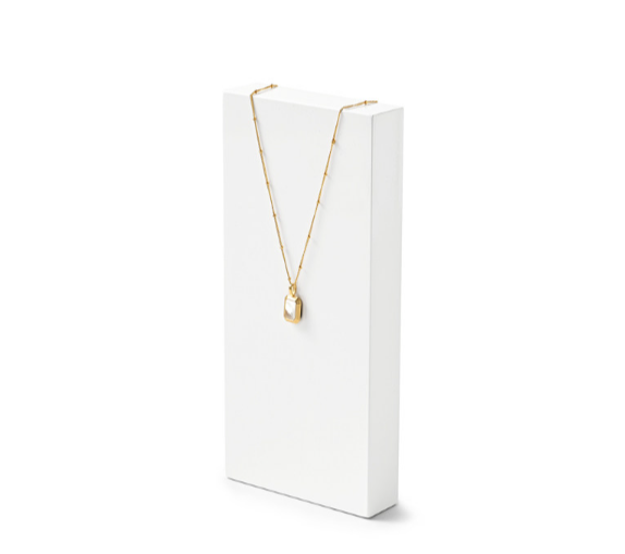 OIRLV luxury White MDF spray paint Jewelry Display:TT366