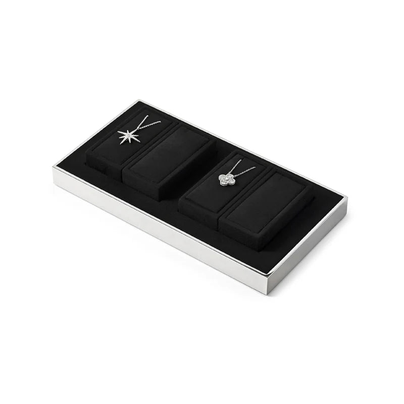 Luxury Jewelry Display: Rings and Necklaces - High-End Display Props TT370