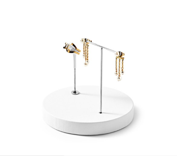 OIRLV wholesale White leather luxury jewellery display :TT389