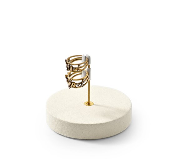 OIRLV high end Beige Microfiber Jewelry display set :TT390