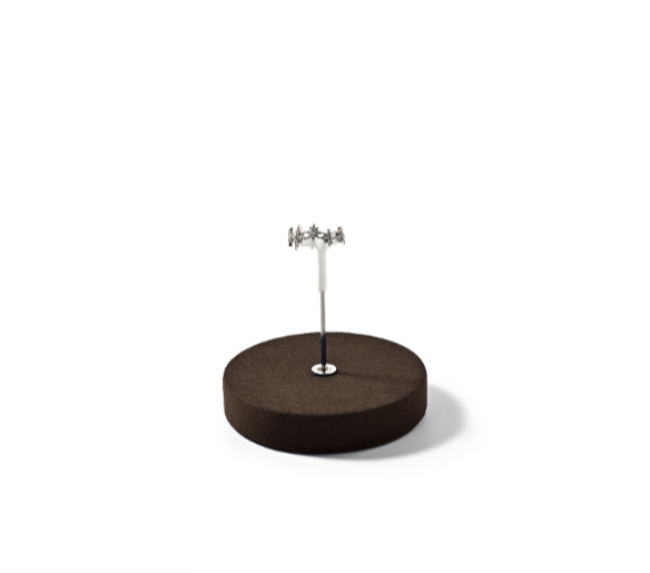 OIRLV factory Coffee Microfiber Jewelry display set series :TT392