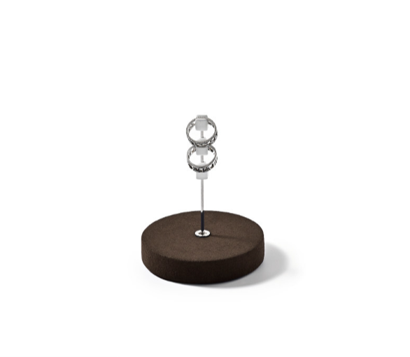 OIRLV factory Coffee Microfiber Jewelry display set series :TT392