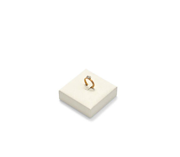 OIRLV fashion Beige Microfiber MDF Baking paint jewelry display