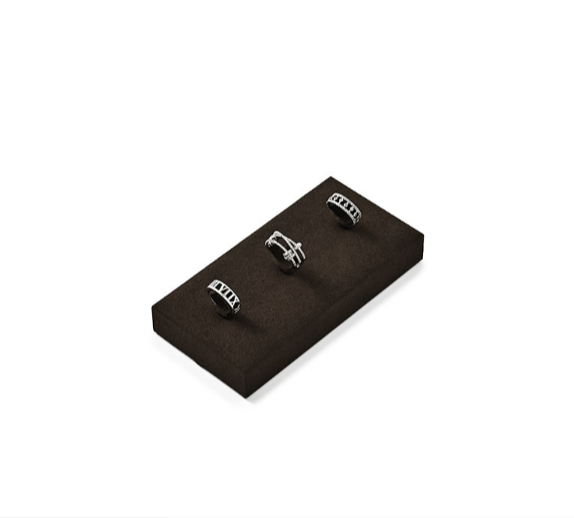 OIRLVluxury coffee MDF Baking paint jewelry display : TT395