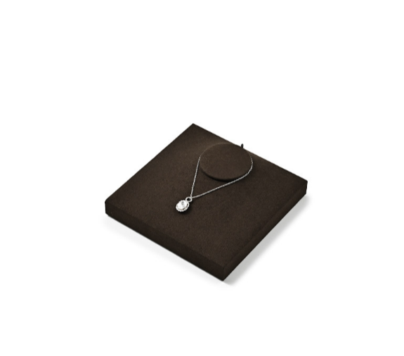 OIRLVluxury coffee MDF Baking paint jewelry display : TT395