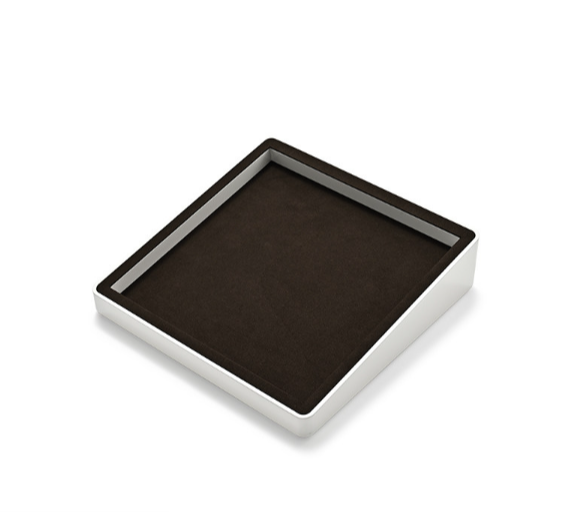 OIRLVluxury coffee MDF Baking paint jewelry display : TT395