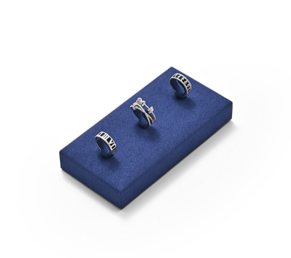 OIRLV luxury Blue MDF Baking paint Jewelry combination set : TT396
