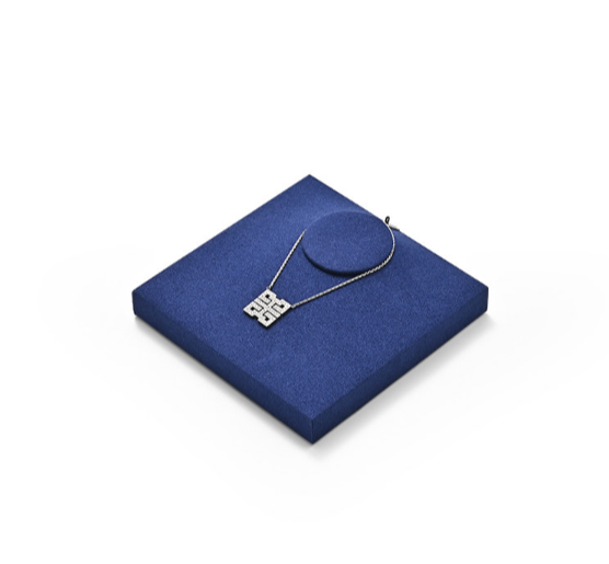 OIRLV luxury Blue MDF Baking paint Jewelry combination set : TT396