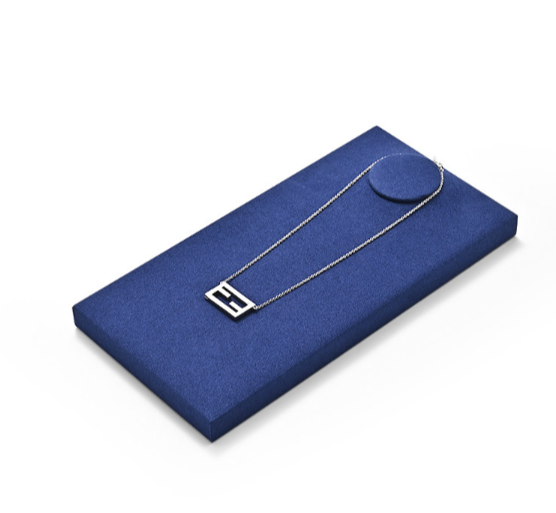 OIRLV luxury Blue MDF Baking paint Jewelry combination set : TT396