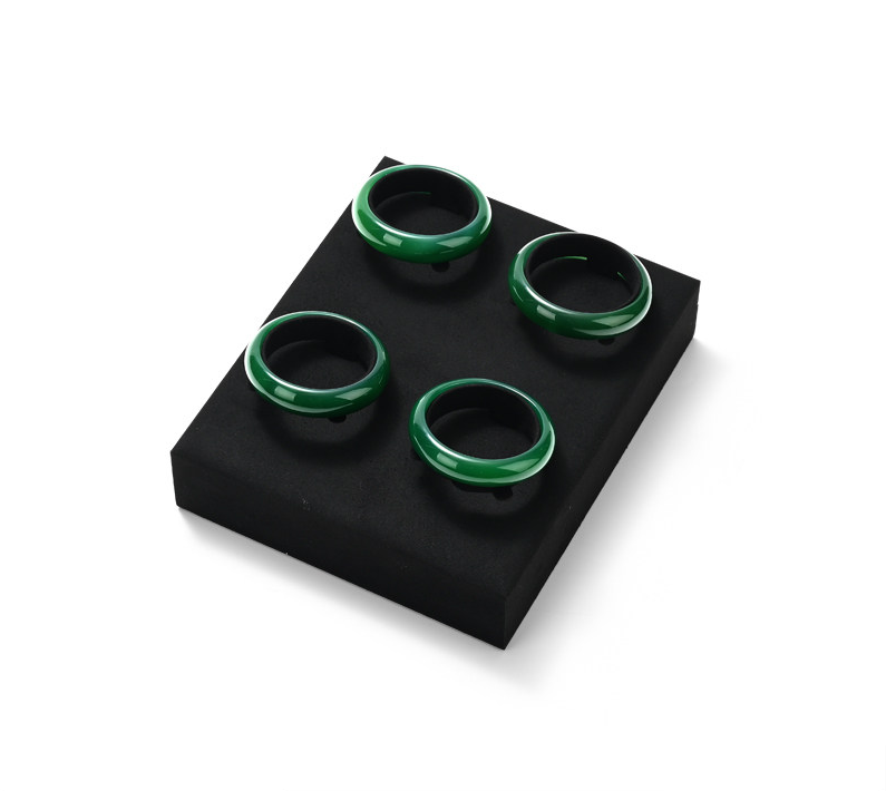 OIRLV High end Microfiber Black Jewelry display set series : TT398