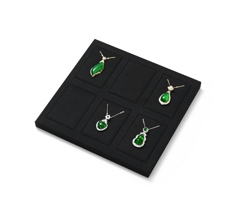 OIRLV High end Microfiber Black Jewelry display set series : TT398