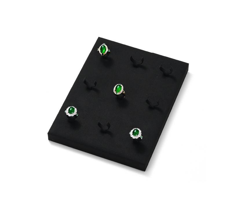 OIRLV High end Microfiber Black Jewelry display set series : TT398